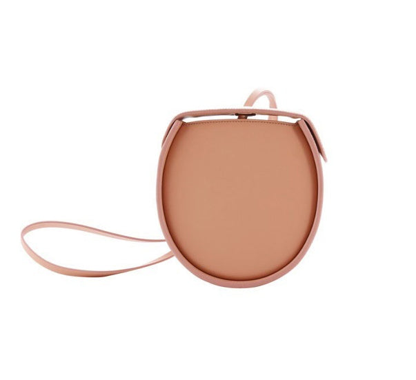 Drawstring portable diagonal shoulder bag