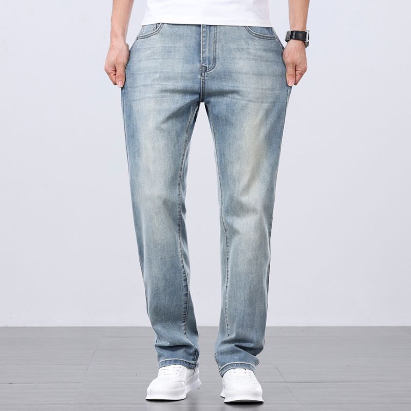Loose Straight Summer Thin Men's Jeans