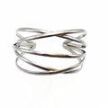 Factory Direct Supply of European and American Hot-Selling Jewelry, Cross-Border Metal C-Shaped Bracelets, Personalized Cut Out Retro Bracelets