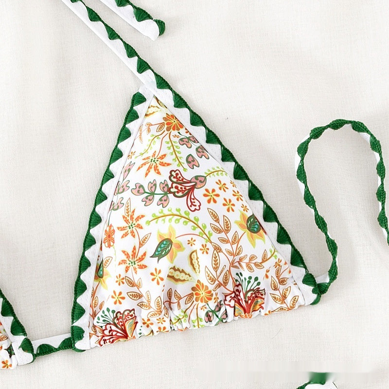 Bikini Sexy Halter Printed Swimsuit For Women
