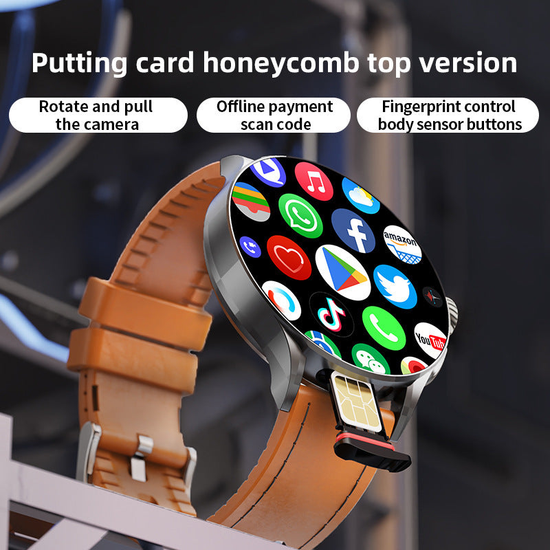 Round Screen Card Smart Watch