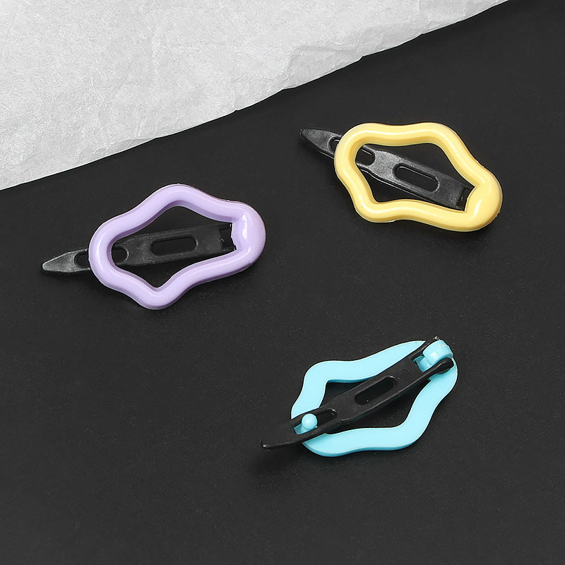 Cloud Irregular Press Clip Student Bang Clip