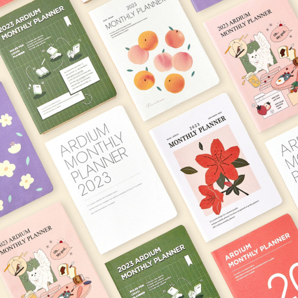Date Type Monthly Planner Calendar
