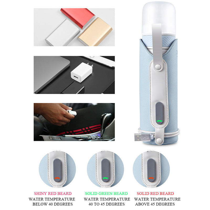Baby Milk Bottle Thermostatic Glass Wide Caliber Anti Flatulence