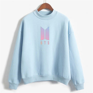 Christmas Snowflake Merry Christmas Letter Printed Round Neck Sweat Autumn and Winter Europe and America Amazon wish