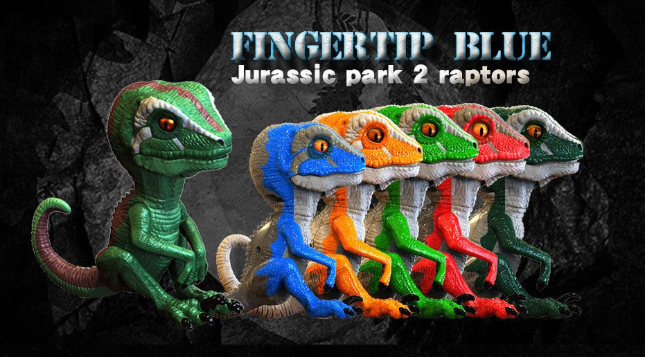 Finger dinosaur fingertips