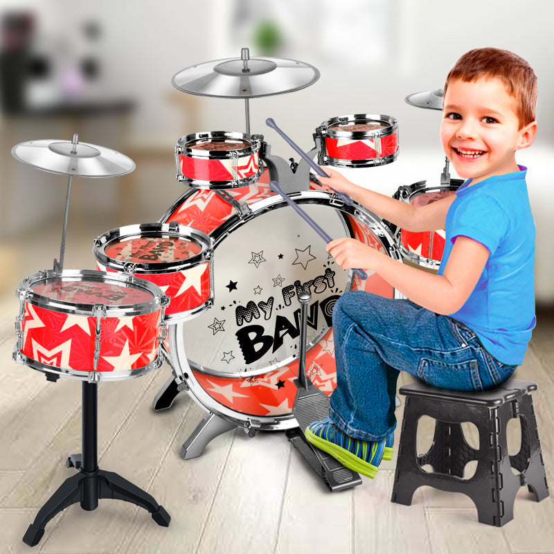 Children's Jazz Drum Kit 3-6 Years Old Toys