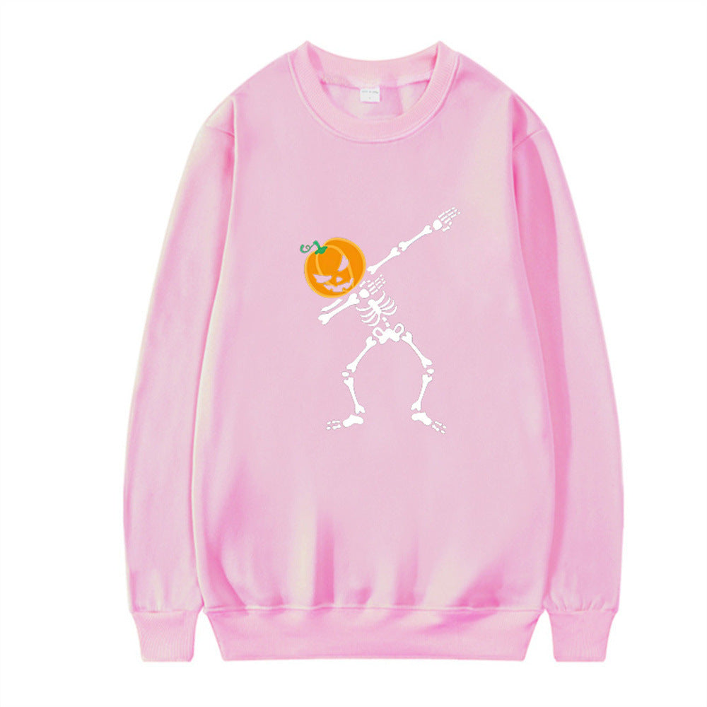 Women's Creative Leisure Printed Crew Neck Top