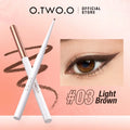 O.TWO.O Eyeliner Pencil Liquid Eye Liner Waterproof Smudge Proof Quick Drying 12 Hour Wear Ultra Fine Black Eyeliner for Arrows