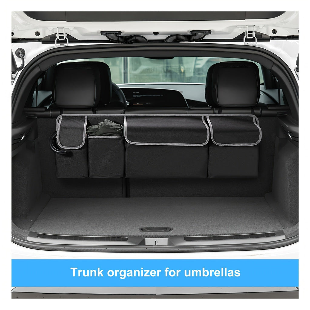 Universal Car Seat Back Organizer - Large Capacity Storage with Multiple Pockets & Durable Fabric