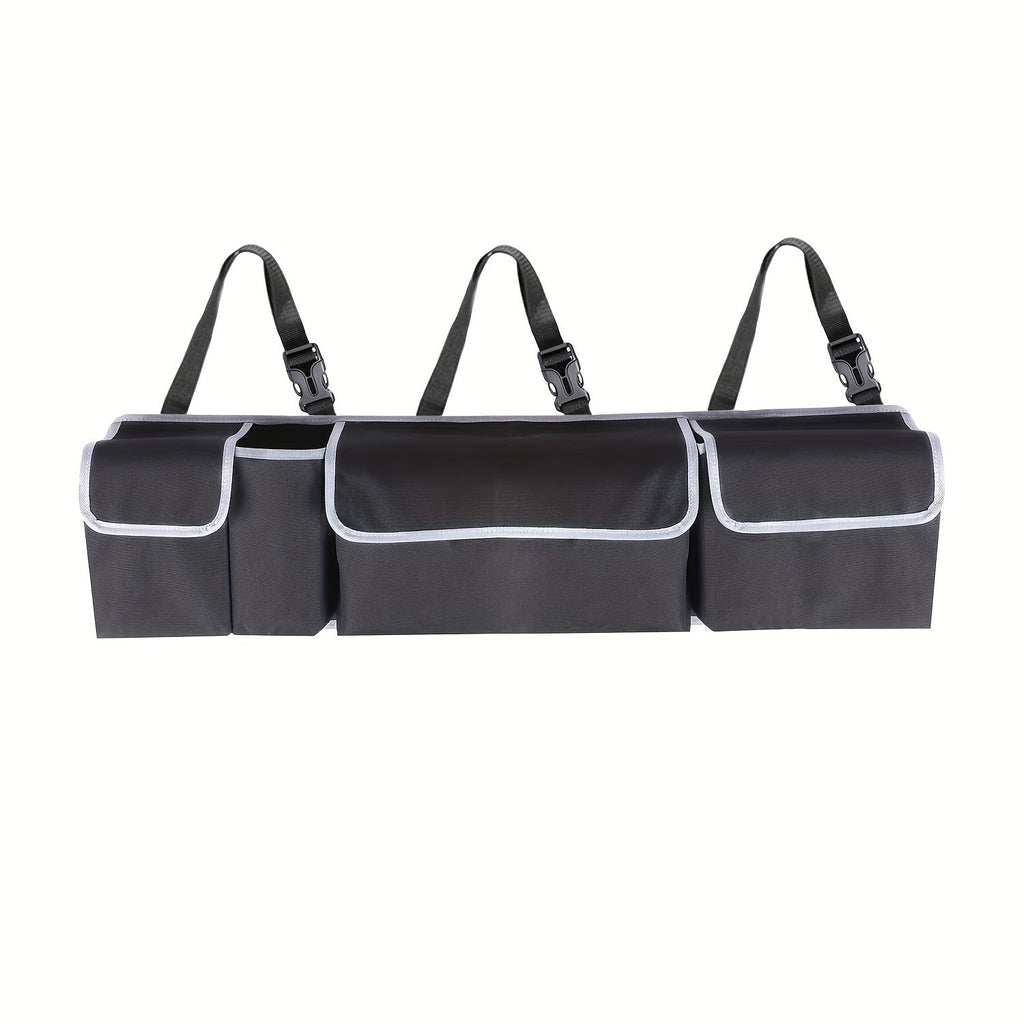 Universal Car Seat Back Organizer - Large Capacity Storage with Multiple Pockets & Durable Fabric