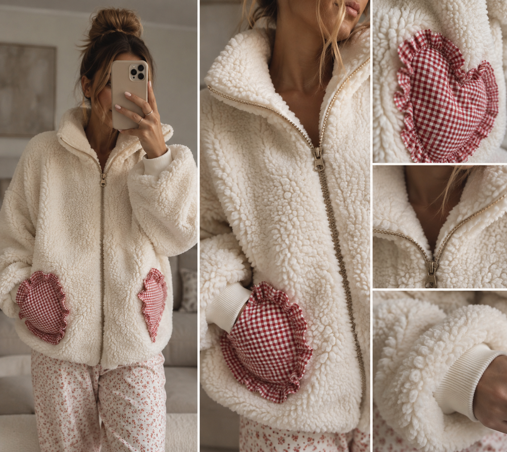 The Vintage Gingham Mummy Fleece