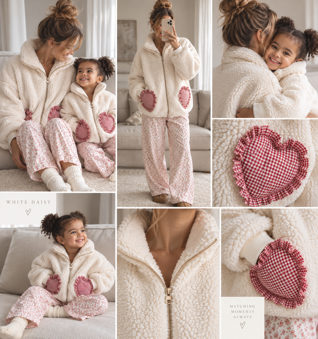 The Vintage Gingham Mummy Fleece