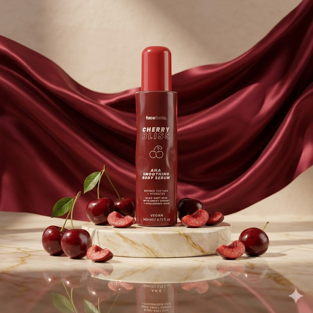 Face Facts Cherry Bliss AHA Smoothing Body Serum-1