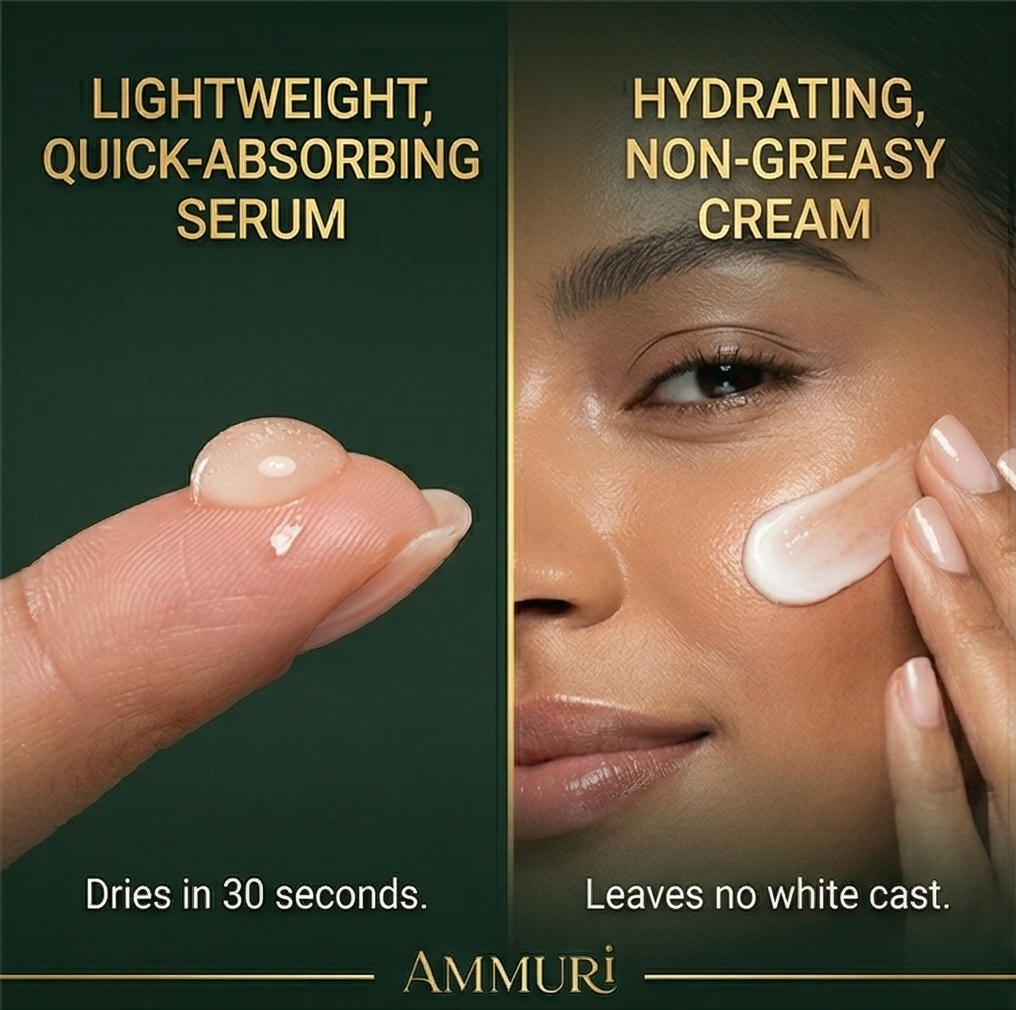 Apple Stem Cell Retinol 5% Serum & Vitamin C SPF 50 Day Cream Set | Ammuri