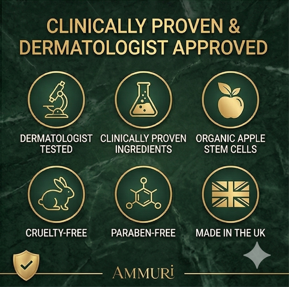 Apple Stem Cell Retinol 5% Serum & Vitamin C SPF 50 Day Cream Set | Ammuri