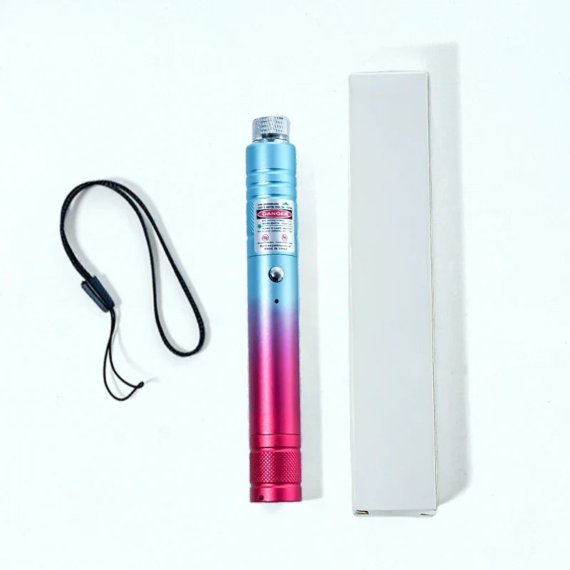 Green Laser Pointer Long-Range Laser Pointer High Power-Rechargeable Laser Pointer for Hiking, Presentations & Outdoor Use