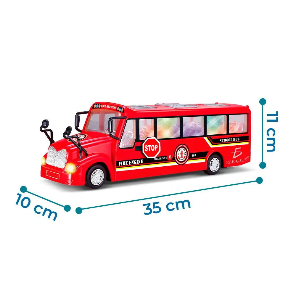 Large Plastic ELEGATE Fire Truck Educational Fun for Kids Model JUG.Q29-4