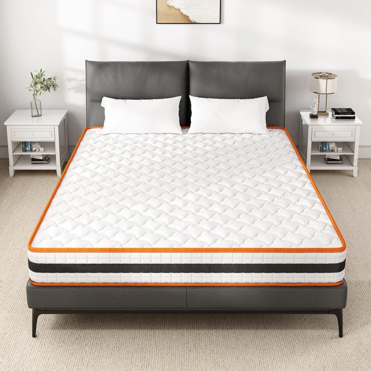 Hybrid Memory Foam and Pocket Spring Mattress, Breathable, 20cm, All Sizes