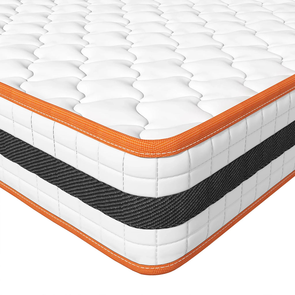 Hybrid Memory Foam and Pocket Spring Mattress, Breathable, 20cm, All Sizes