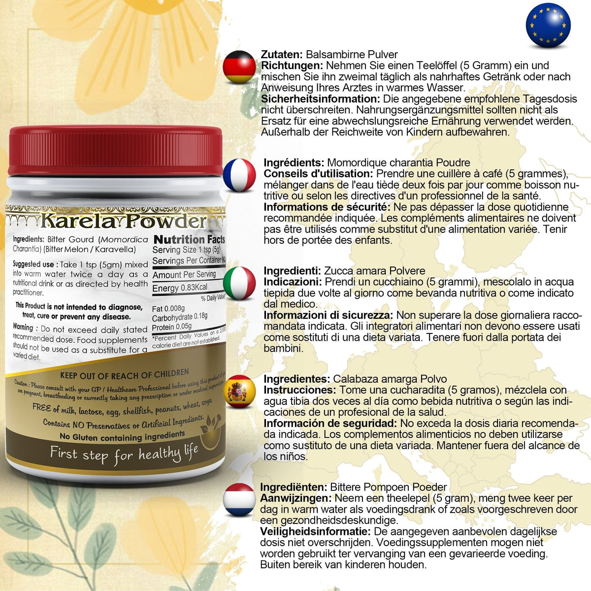 Aushadh Karela Powder 100 gram - Daily Wellness Support