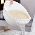 Multi-Functional Kitchen Washing Basket & Sieve - for Rinsing Rice, Vegetables, Fruits - Space-Saving Strainer