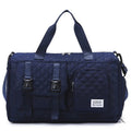 Womens Large Travel Duffle Bag - Portable Sports Gym Shoulder Shoe Compartment