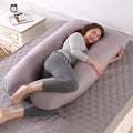 Large U Shaped Pregnancy Pillow Full Body Maternity Support Cushion Relaxing