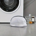 Curved Laundry Bag for Shoes - Multipurpose Fabric Washing Machine Protector with Zipper Closure