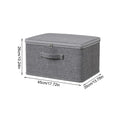 Lockable Storage Box Stackable Container with Handle - Home Clothes Organisation
