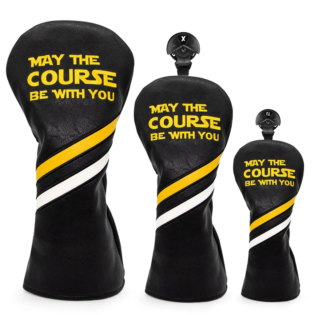 Golf Headcovers Set Premium Leather Driver Fairway Hybrid Covers Star Wars