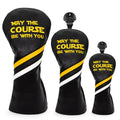 Golf Headcovers Set Premium Leather Driver Fairway Hybrid Covers Star Wars