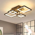 Modern Elegant LED Ceiling Light - Dimmable Creative Rectangular Design Roof Lamp