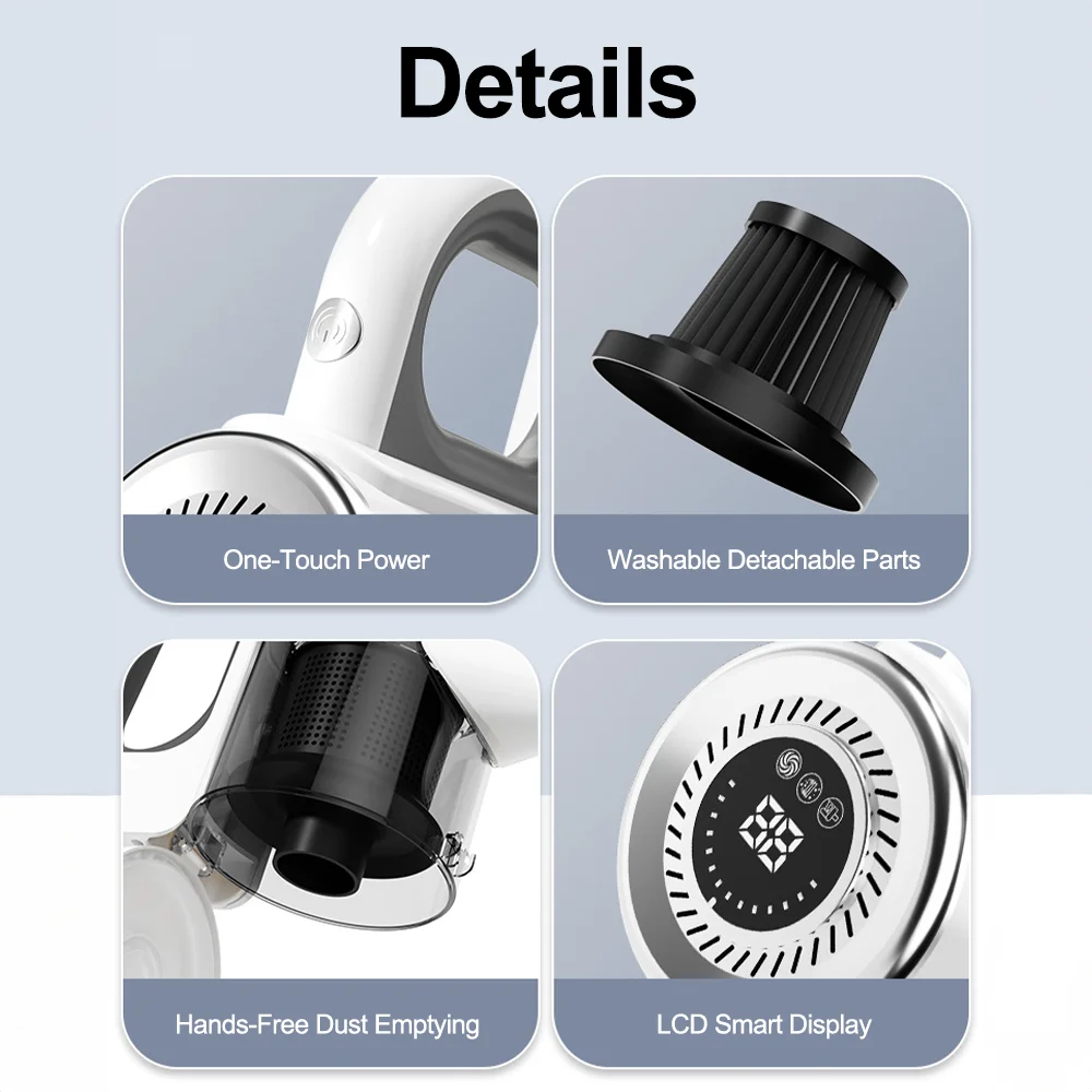 Multifunction Cordless Vacuum Cleaner – Portable Handheld Hoover & Mop Cleaning