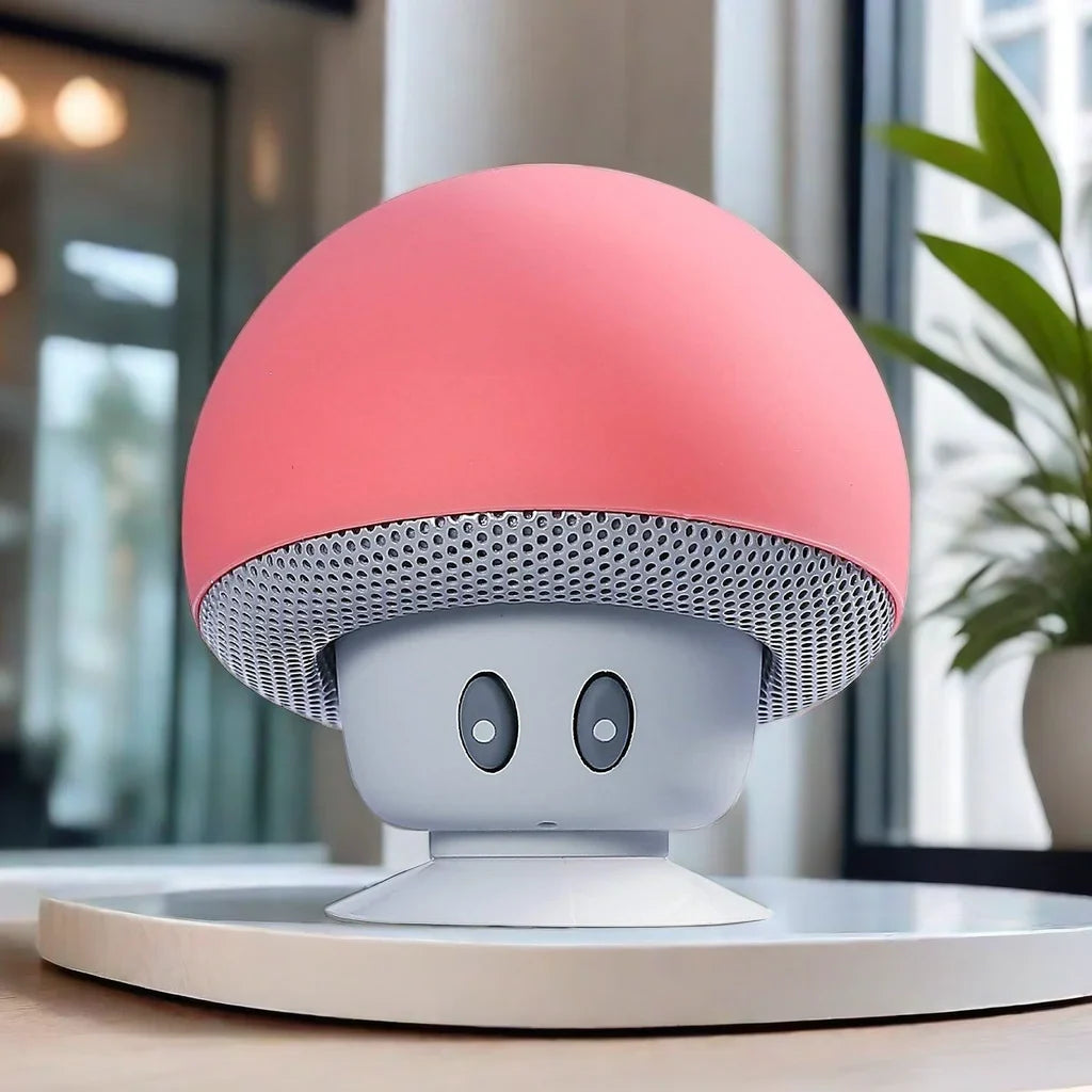 Wireless Bluetooth Speaker with 30ft Range, Powerful Subwoofer & Suction Cup Mount