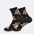 amazon novelty socks christmas socks santa claus socks, christmas multicolor cartoon christmas cotton socks