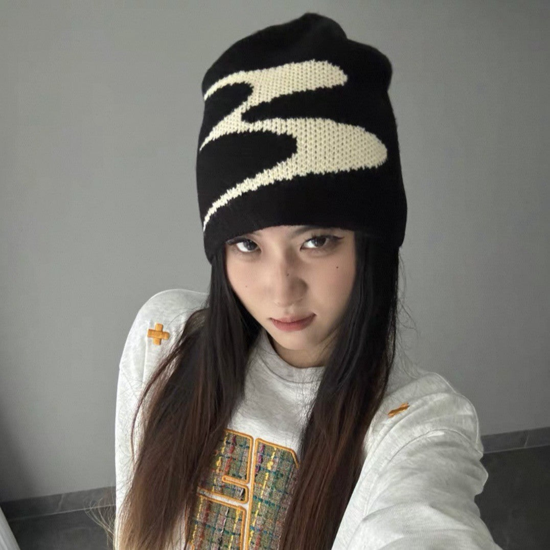 Beanie Hat Men's And Women's Same Autumn And Winter Thermal Knitting Woolen Cap
