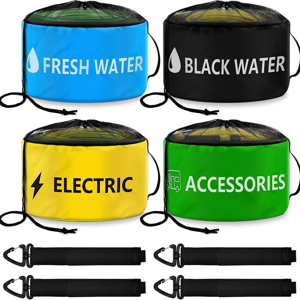 Cross-Border Rv Outdoor Hose Bag, Outdoor Travel Waterproof Hose Storage Bag, Dustproof Storage Bag for Wires and Miscellaneous Items