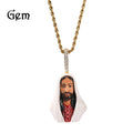 European and American New Products Copper Material Enamel Men's Avatar Personalized Hip-Hop Pendant Necklace Trendy Accessories Jewelry Wholesale