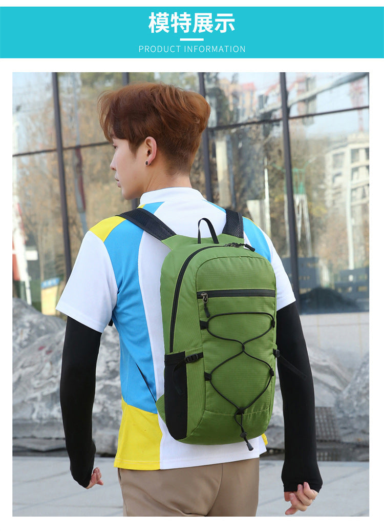 Cross-Border Outdoor Folding Backpack Waterproof Mountaineering Bag Backpack Folding Bag Outdoor Large Capacity Travel Backpack