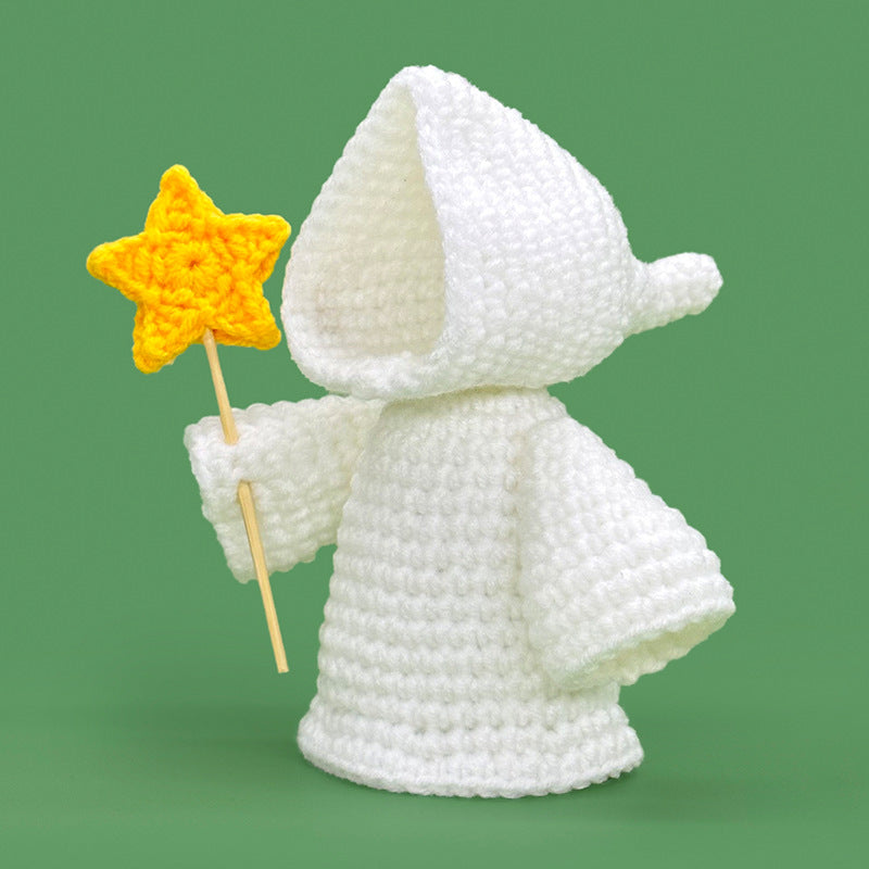 Cross-Border Amazon Handmade Knitted Doll Halloween Gift Ghost Little Devil Grim Reaper Emotional Plush Toy Wholesale