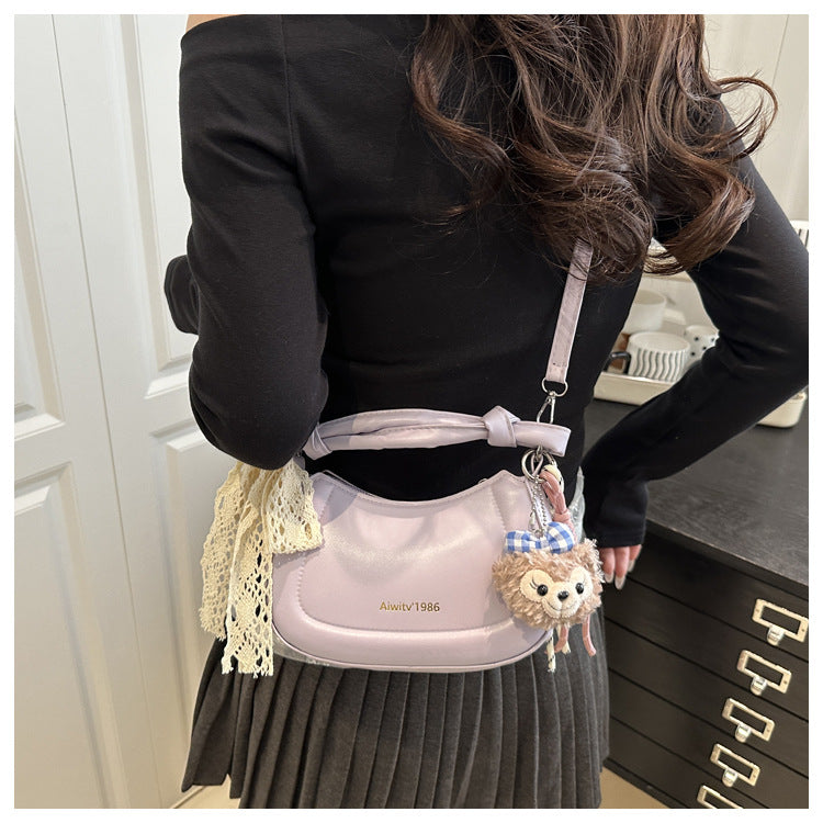 Simple and Stylish Korean-Style Handbag 2025 Summer New Small Square Bag for Women, Casual and Fresh Single Shoulder Crossbody Bag