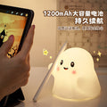 Halloween Little Ghost Night Light Silicone Tap Lamp Small Bedside Lamp Atmosphere Lamp Wholesale Holiday Atmosphere Lamp