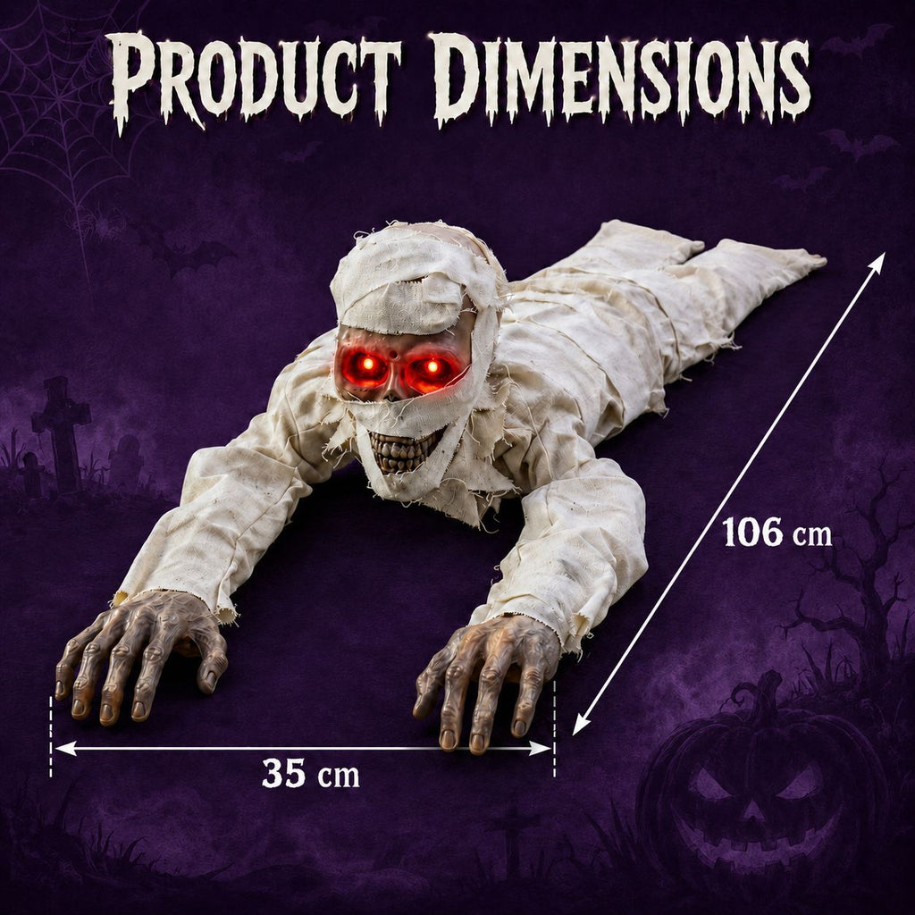 Halloween New Product Electric Crawling Ghost Decoration Props Toy Ornaments Cross-Border Horror Props Pumpkin Lantern
