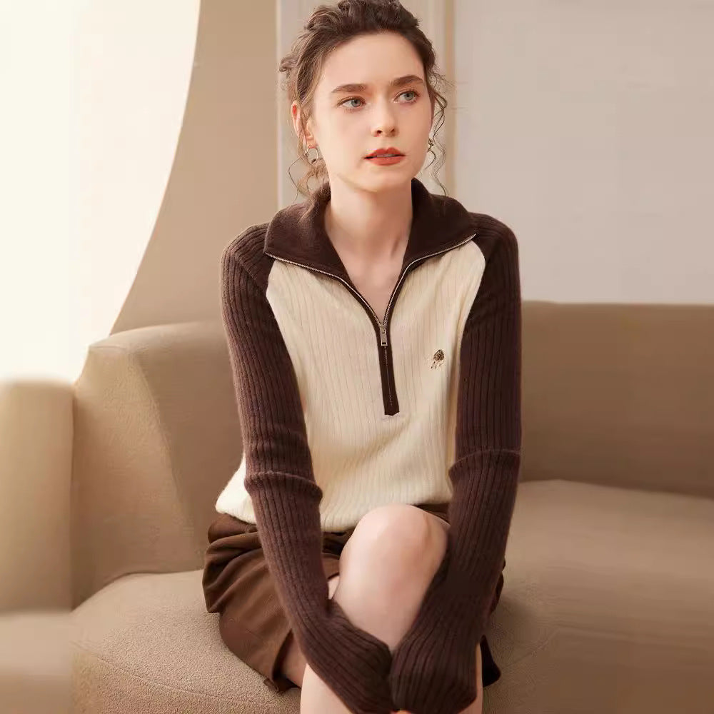 New Exquisite Hedgehog Cashmere Sweater For Women