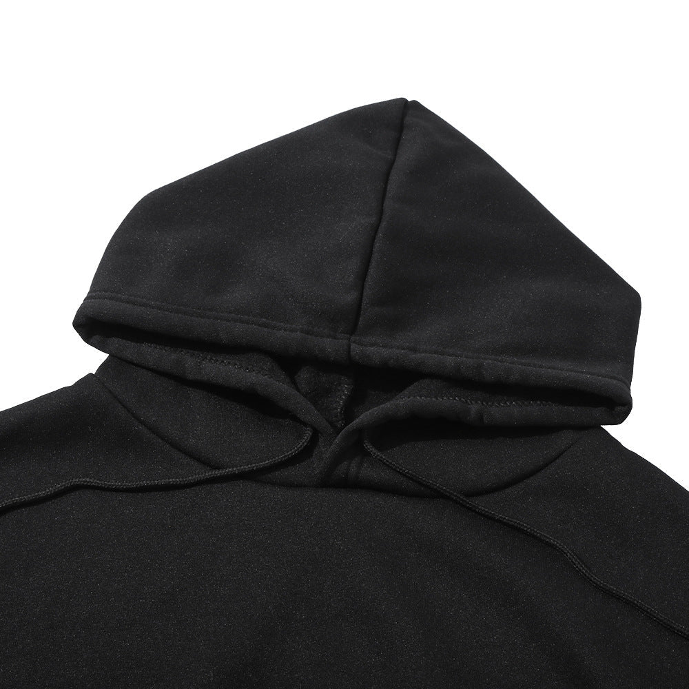 Cross-border European and American Foreign Trade Christmas Merry Christmas Printed Parallel Bars Hooded Sweat European Code plus size