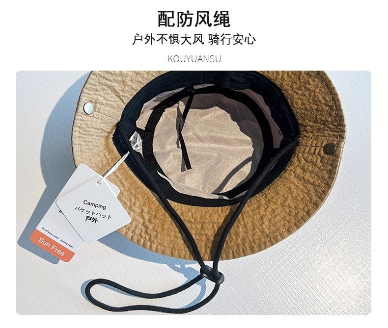 Camping and Hiking Hats for Men and Women with Small Head Circumference, Sun Hats for Summer, Face-Covering Sun Hats, Western Cowboy Hats with Large Brim
