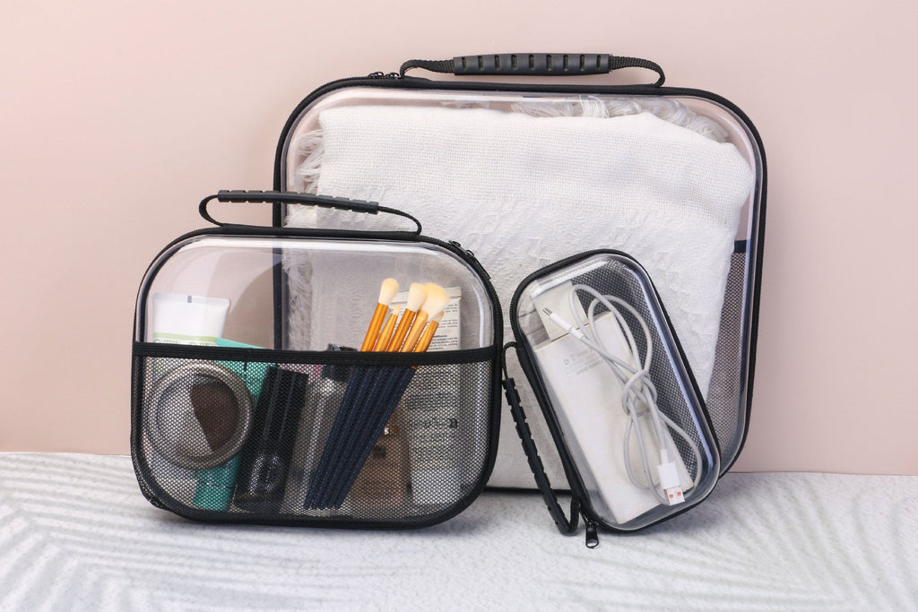 2025 Cross-Border Amazon Pet Mesh Tote Bag Zipper Mesh Storage and Sorting Bag Storage Bag Cross-Border Hot Seller