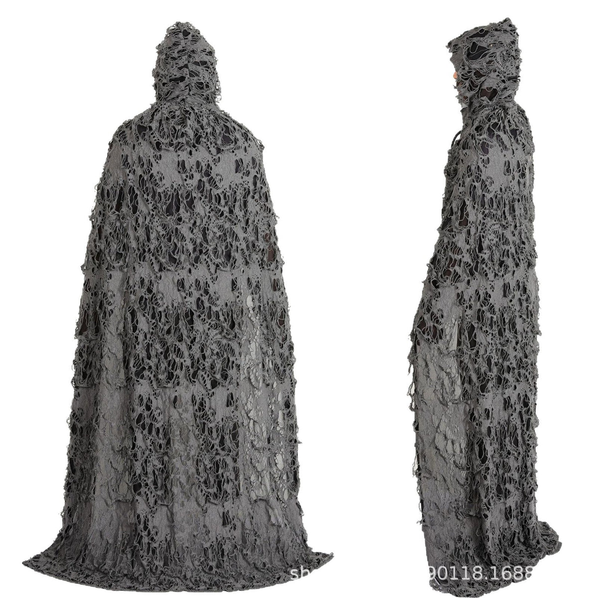 Cross-Border Halloween Cloak for Adults and Children Hooded Cloak Halloween Rag Clothes Party Death Game Dress up