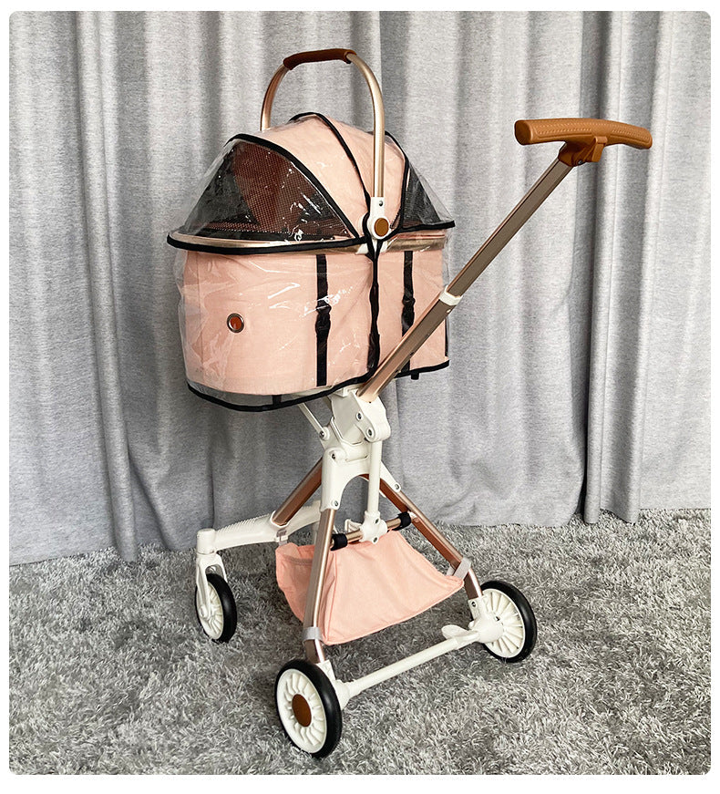 Outdoor Pet Cart Rain Cover Eva Transparent Cart Poncho Rainproof Warm Dog Cart Raincoat Windproof Cover Wholesale
